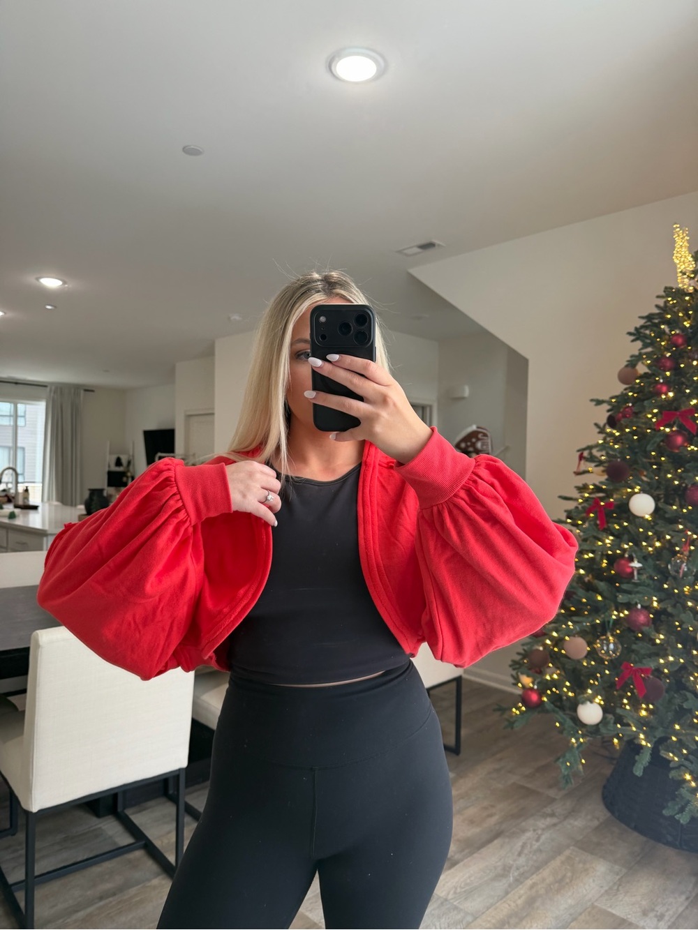 Ayla red bolero shrug nwt - Picture 4 of 16